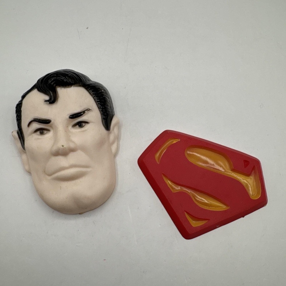 Superman Wilton Cake Topper‎ Face and Logo DC Comics Super Hero Vintage 1977
